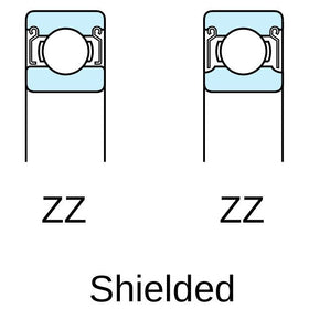 6307ZZC3 Koyo Ball Bearing, Double Shielded - 0