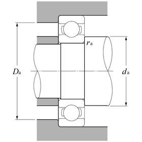 6318ZZXC3 Koyo Ball Bearing, Shielded - 0