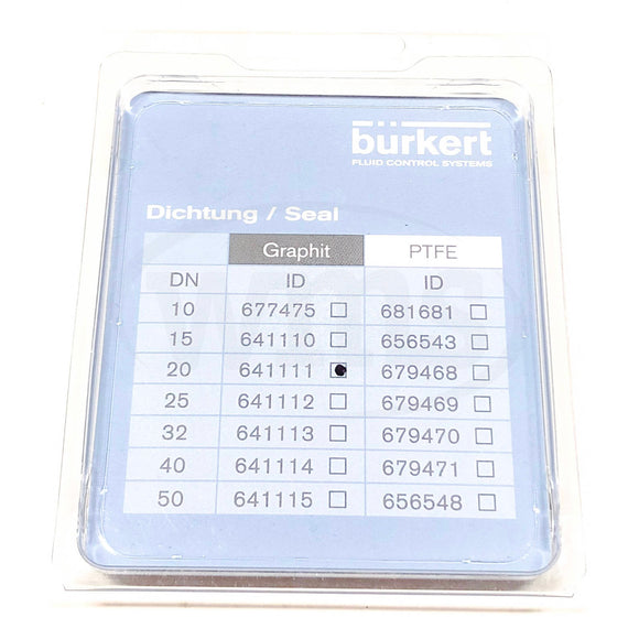 641111 Burkert Fluid Control Systems Seal