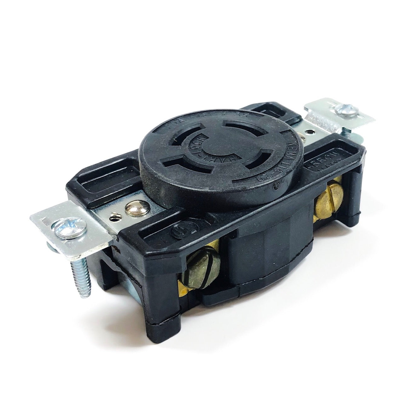 6430 Arrow Hart, Cooper Locking Receptacle, 20A, 480V, Black