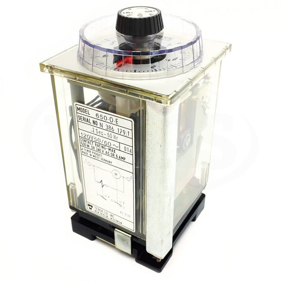 650-0-E Tenor Timing Relay, 120V 50/60Hz