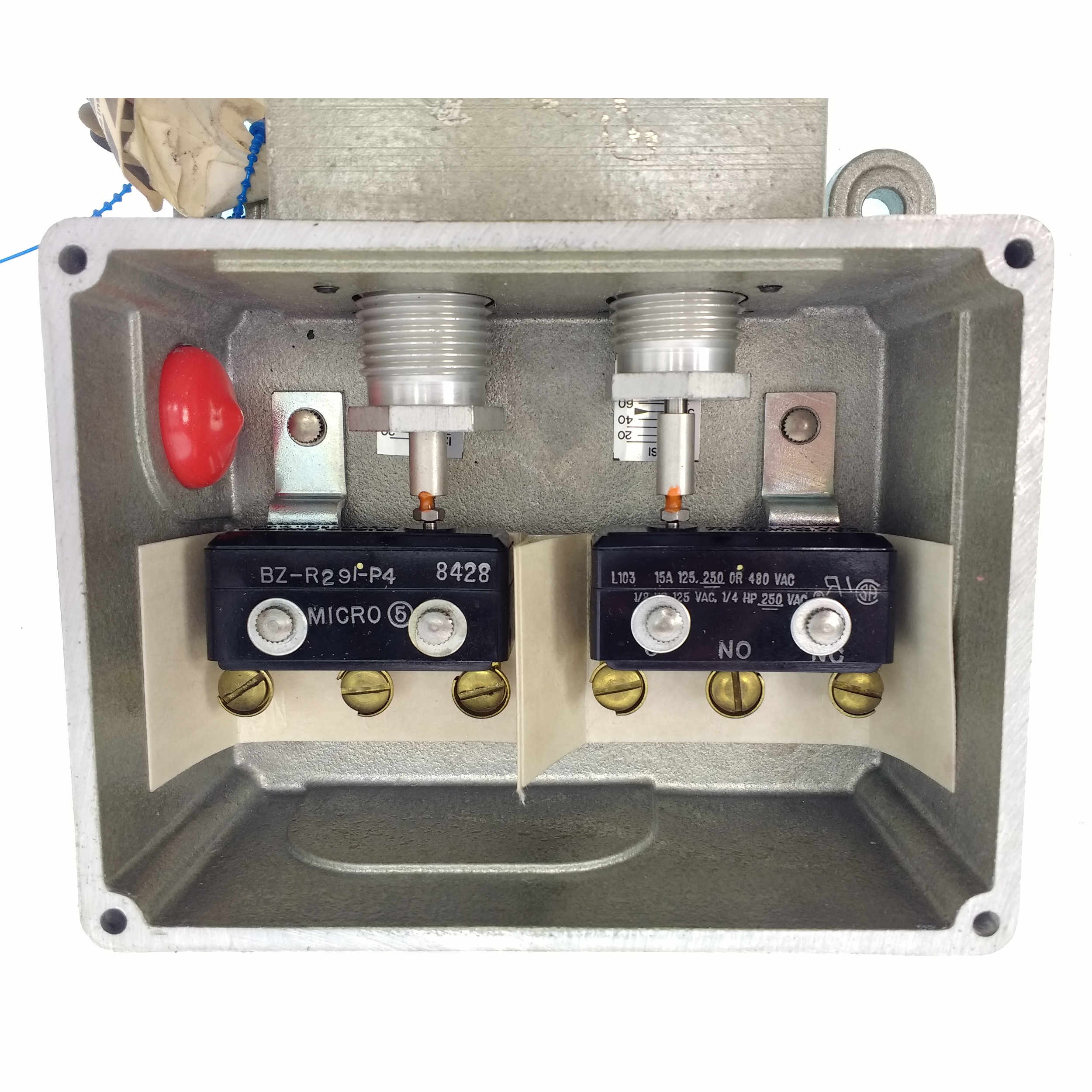 66V6-K3-N4-B1A-TTX SOR Pressure Switch, 12-100PSI