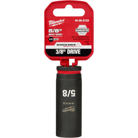 49-66-6123 Milwaukee SHOCKWAVE Impact Duty 3/8"Drive 5/8" Deep 6 Point Socket
