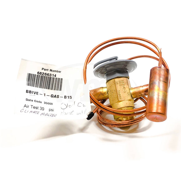 68266314 Sporlan Thermal Expansion Valve BBIZE 1 GAS BP15 30Cap