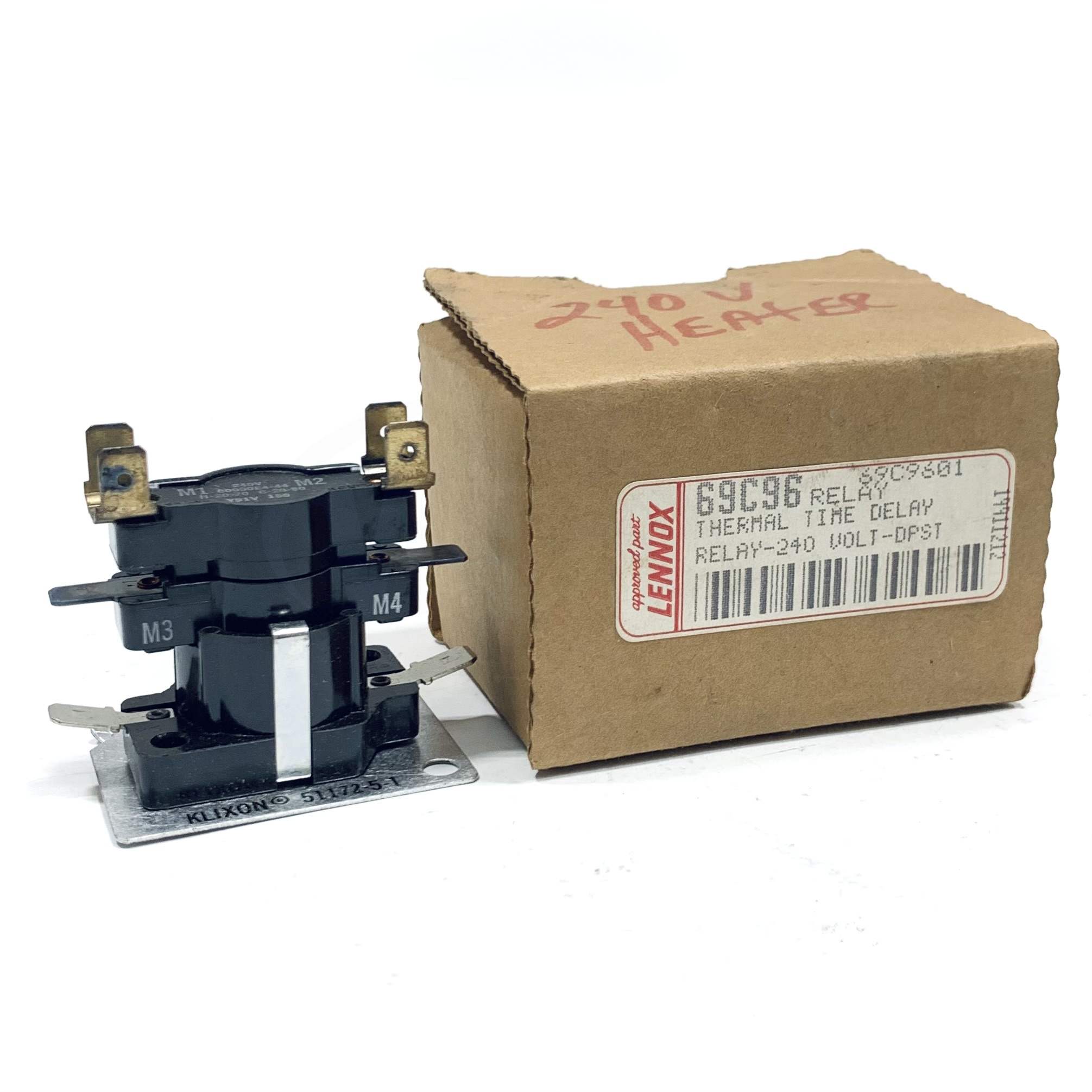 69C96 Lennox Relay Thermal Time Delay 240V