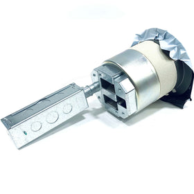 6ATCFFGY Legrand Recessed Furniture Feed Assembly with Surface Style Cover - 0