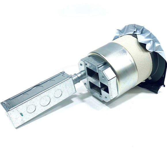 6ATCFFGY Legrand Recessed Furniture Feed Assembly with Surface Style Cover