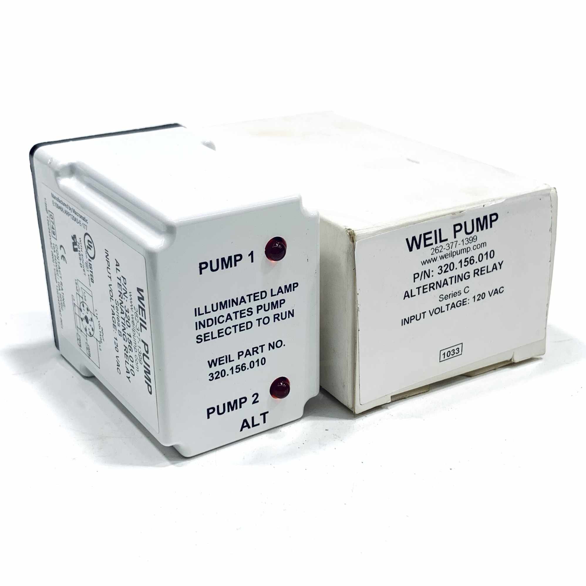 320-156-010 Weil Alternating Relay, Series C, 120VAC | Witmer Motor Service