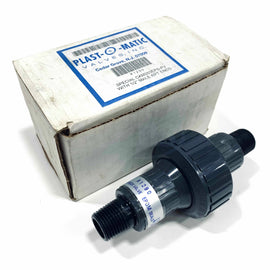 CKM050EPS-PV Plast-O-Matic 1/2-Inch Normally Closed Diaphragm Check Valve
