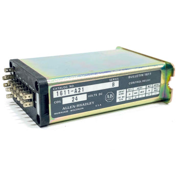 1611-A21 Allen-Bradley Series B Control Relay, Coil 24Vdc