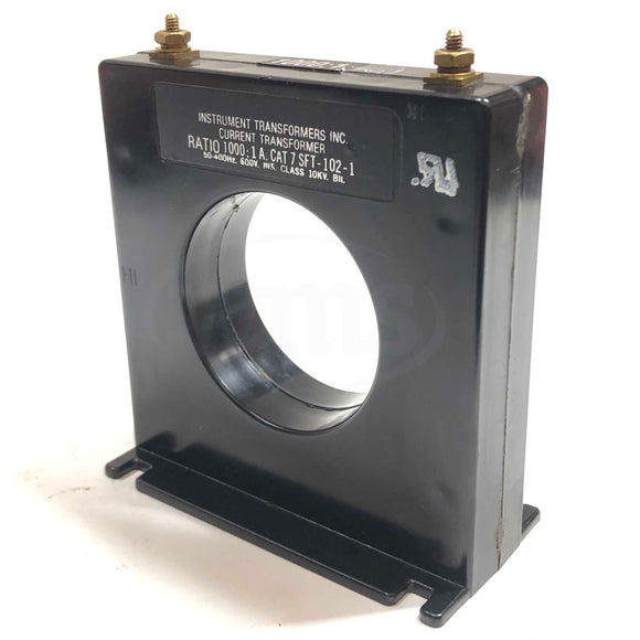 7-SFT-102-1 Instrument Transformers, Current Transformer, 1000: 1A, 50-400Hz, 60