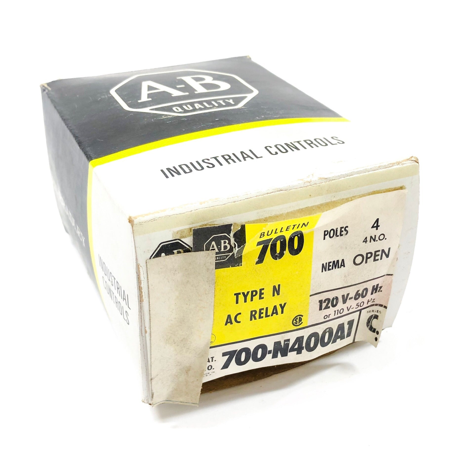 ALLEN BRADLEY INDUSTRIAL CONTROL AC RELAY NEW (B60