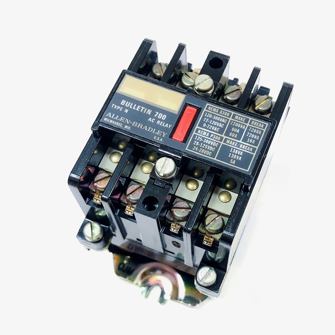 ALLEN BRADLEY INDUSTRIAL CONTROL AC RELAY NEW (B60