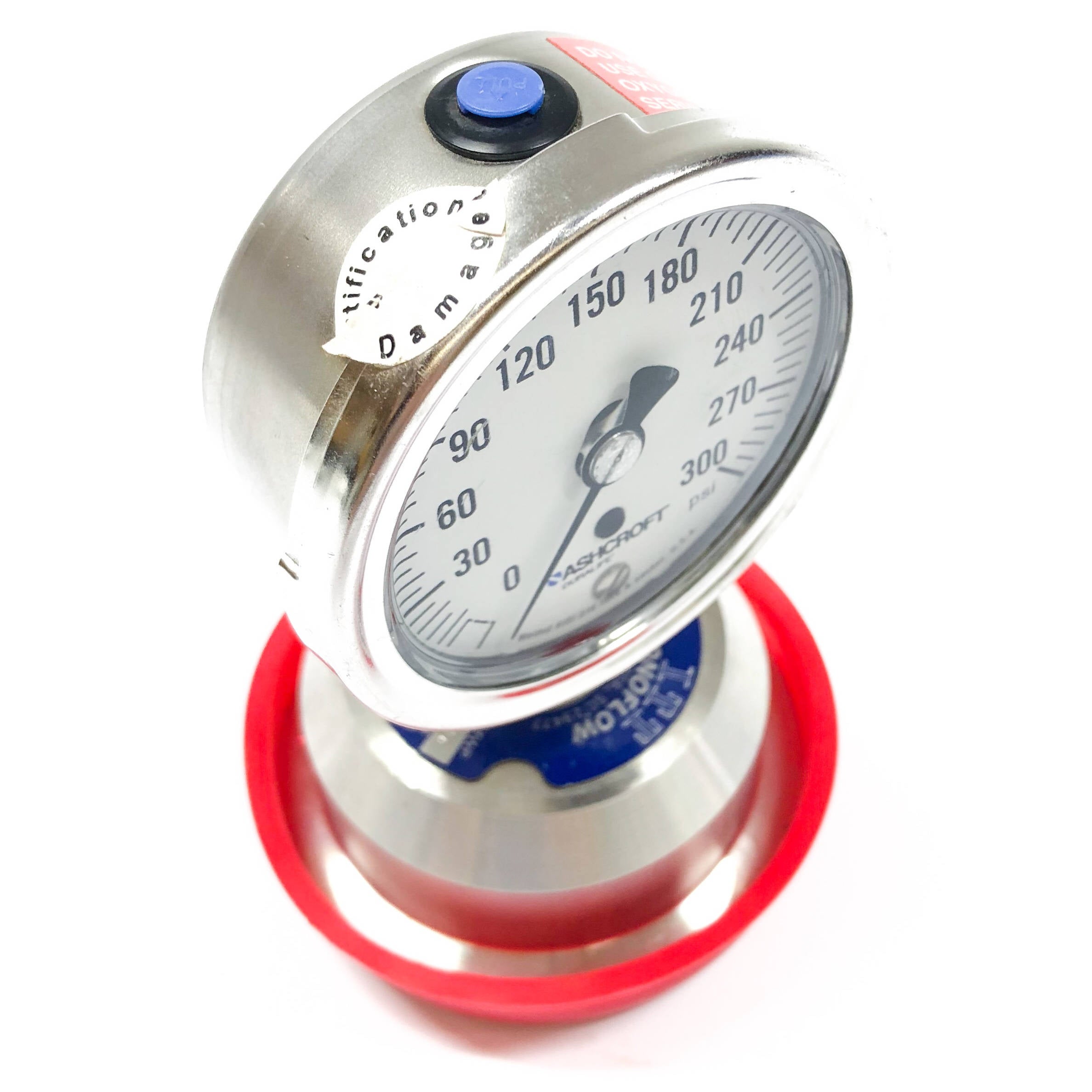 700C-1252N ITT/Conoflow Sanitary Diaphragm Seal with Gauge - 0