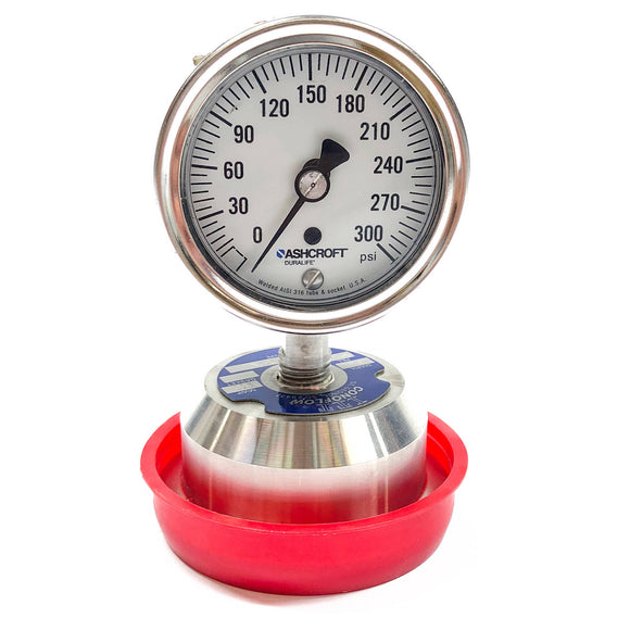 700C-1252N ITT/Conoflow Sanitary Diaphragm Seal with Gauge