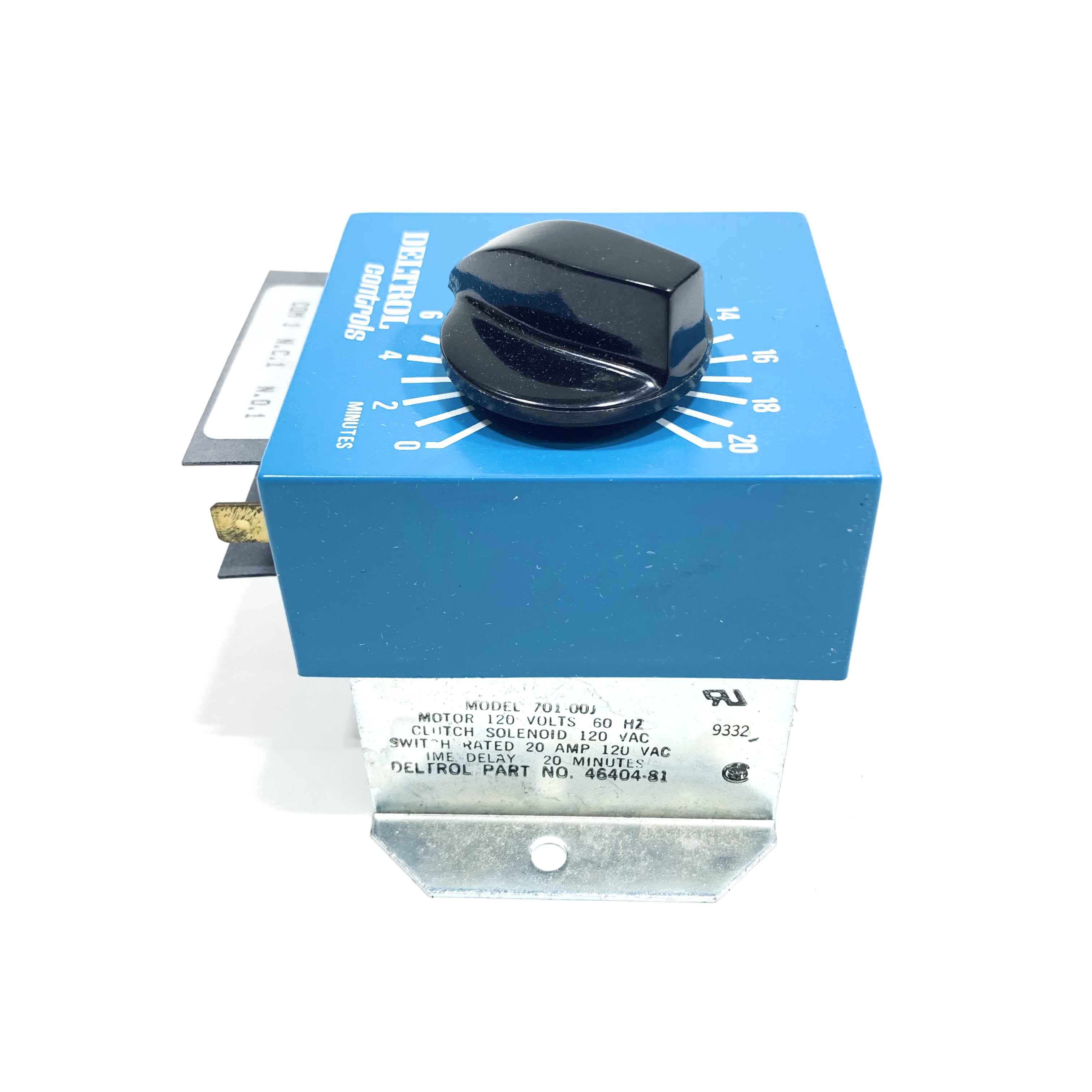 701-00J Deltrol Controls Clutch Solenoid 120 Volt, 20 Minute Time Delay