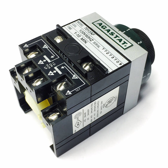 7012AF Agastat Timing Relay, 120V 60Hz, 1-10 Min
