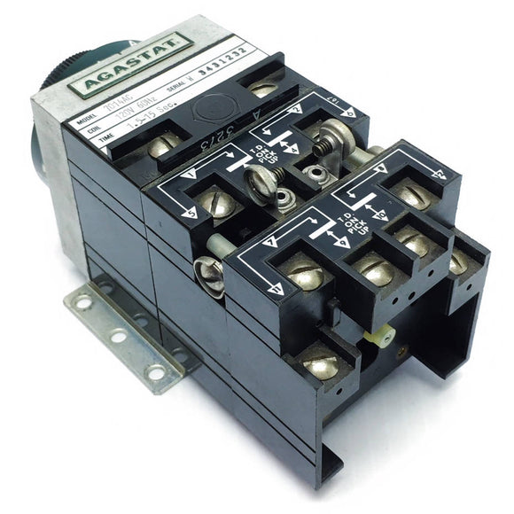 7014AC Agastat Timing Relay, 120V 1.5-15 Sec