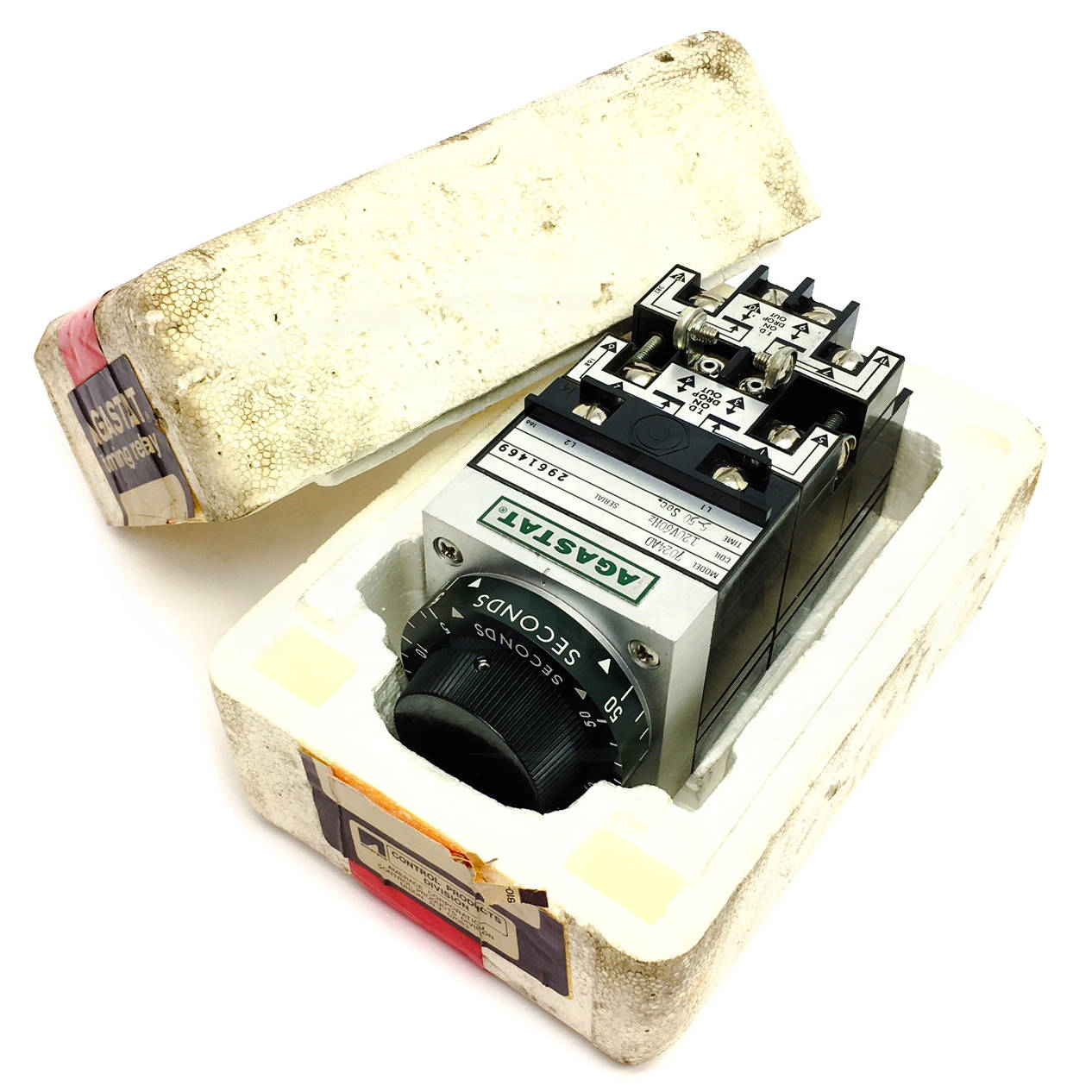 7024AD Agastat Timing Relay, 120V 60Hz 5-50Sec - 0