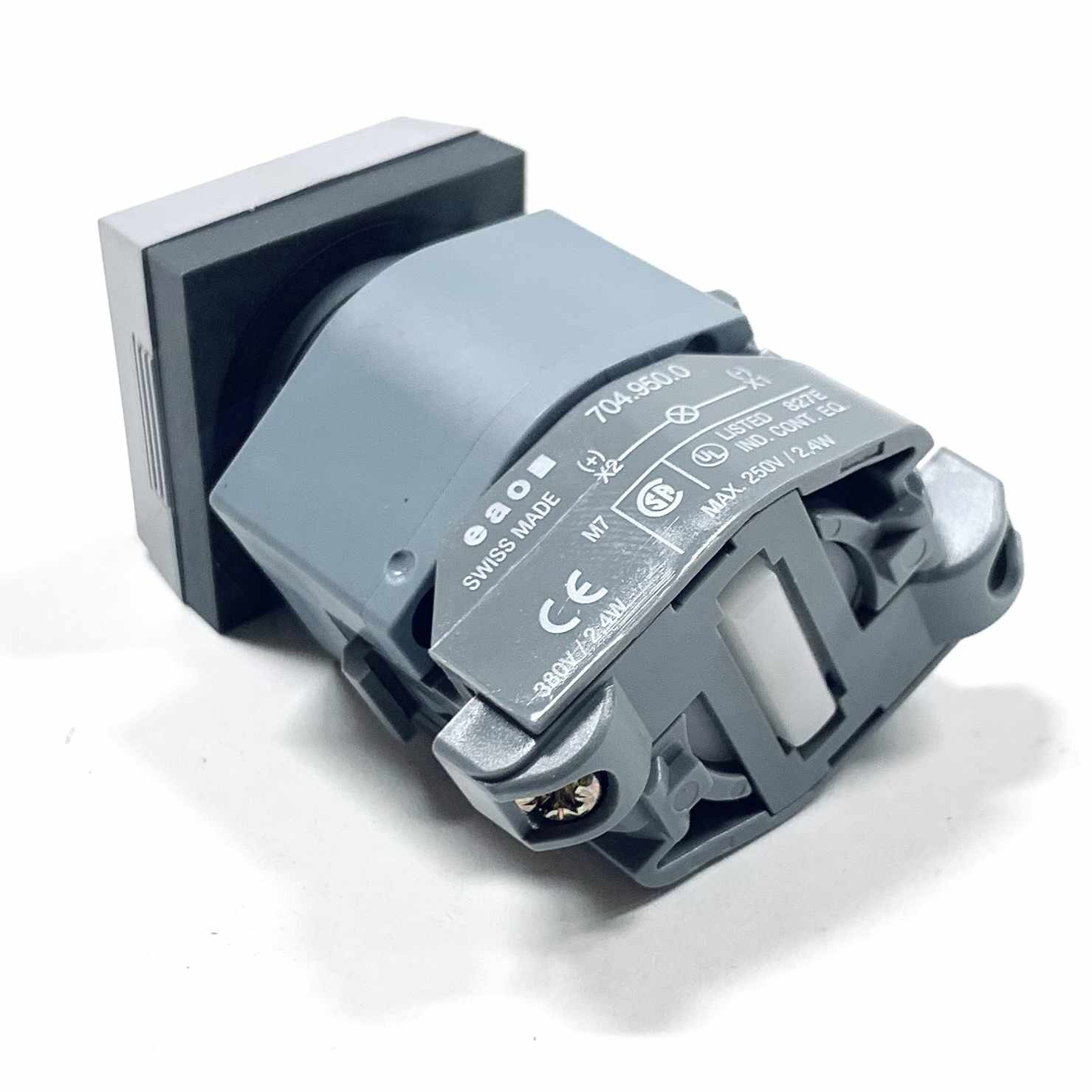 704.03-1162X EAO Square Pushbutton Switch