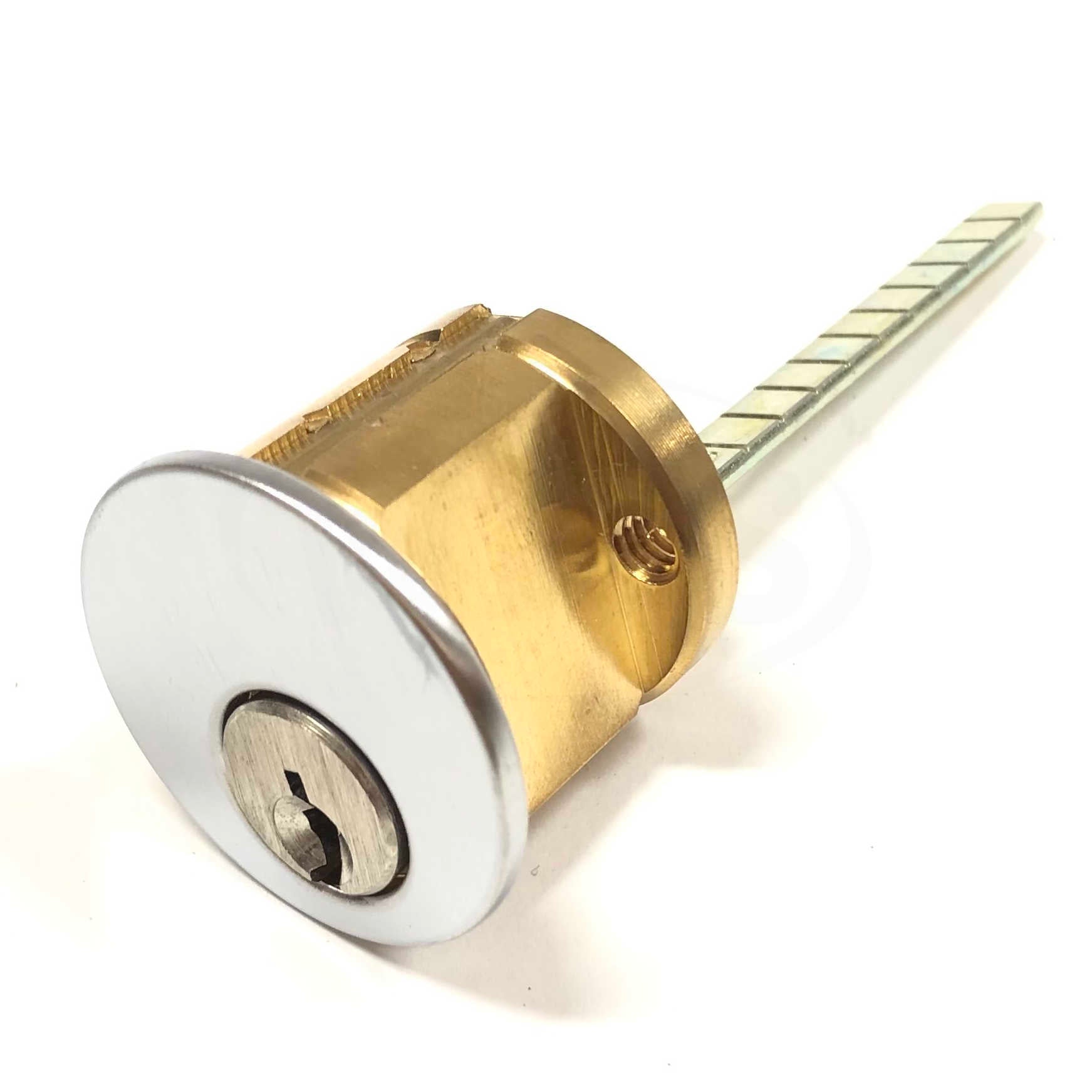 7075SC10-26D-KD Ilco Brass Rim Cylinder - 0