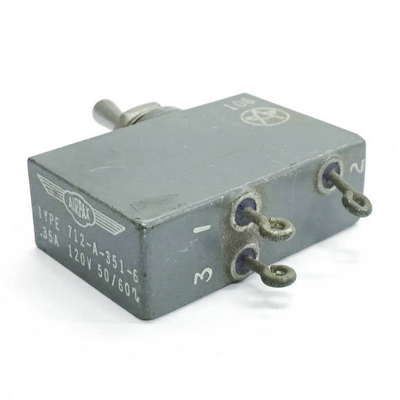712-A-351-6 Airpax Circuit Breaker / Toggle Switch