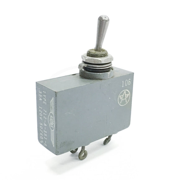 712-A-351-6 Airpax Circuit Breaker / Toggle Switch
