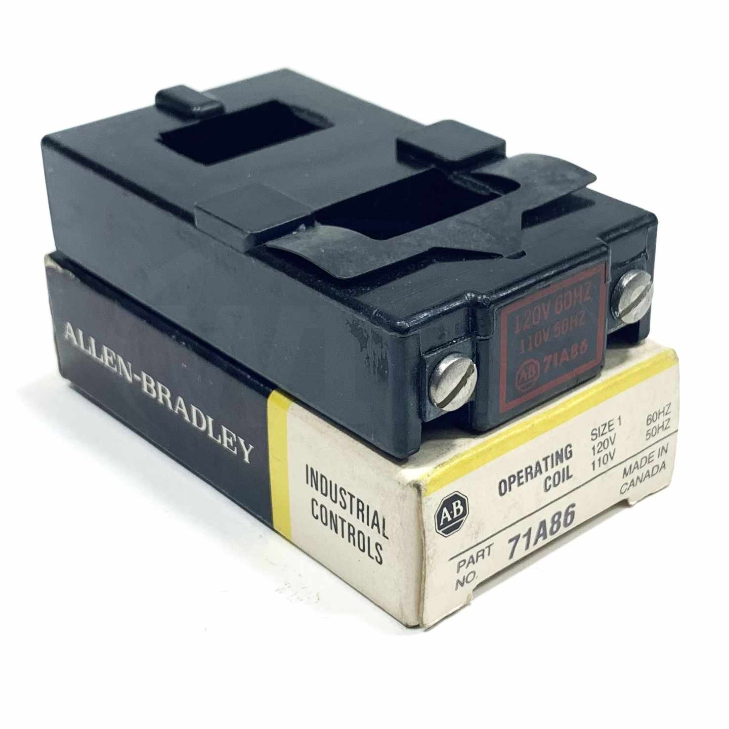 71A86 Allen-Bradley Magnetic Coil, 120V 60 Hz, 110V 50 Hz, Size 1, Series K