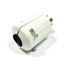 72030P Leviton White Locking Plug, 4-Pole, 4 Wire-1