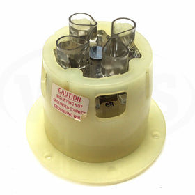 7409GC Hubbell Flanged Locking Receptacle, 10A - 0