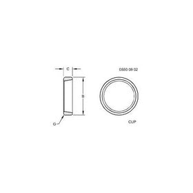 742 Federal-Mogul Bearing Cup