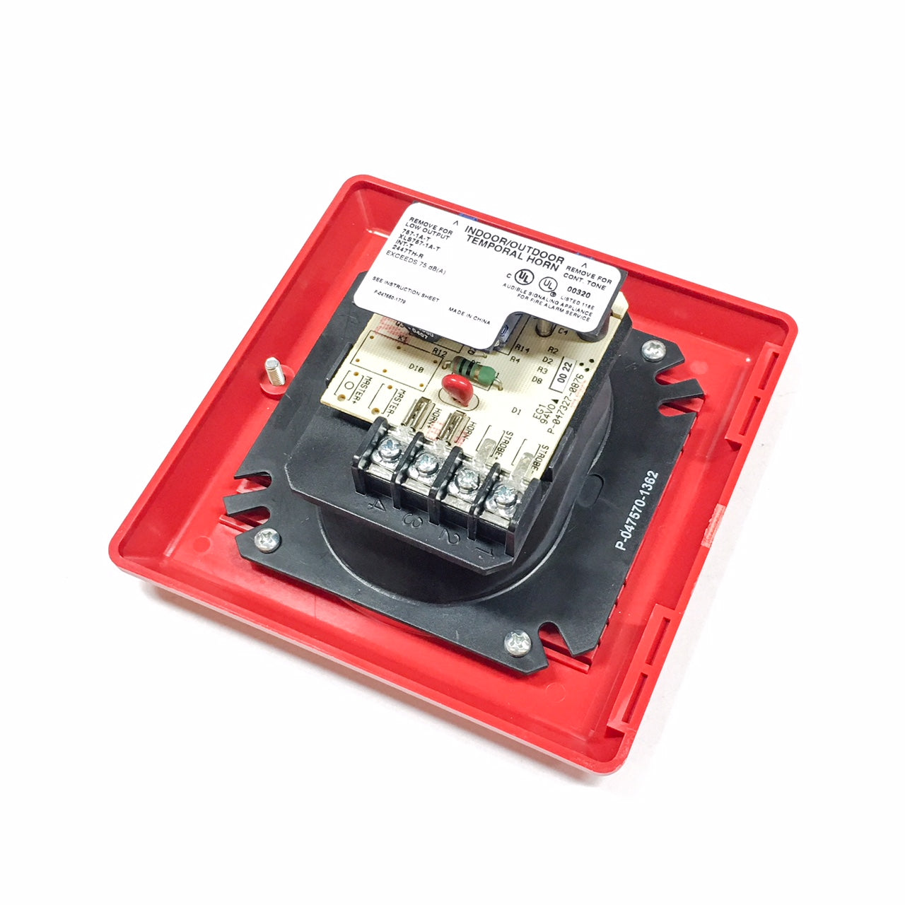 Edwards EST 757-1A-T Red Weatherproof Horn