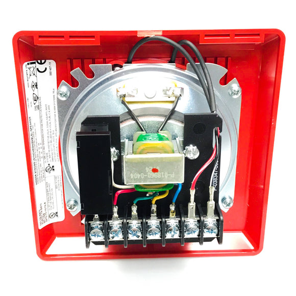 757-7A-SS70 Indoor Strobe & Speaker, Red