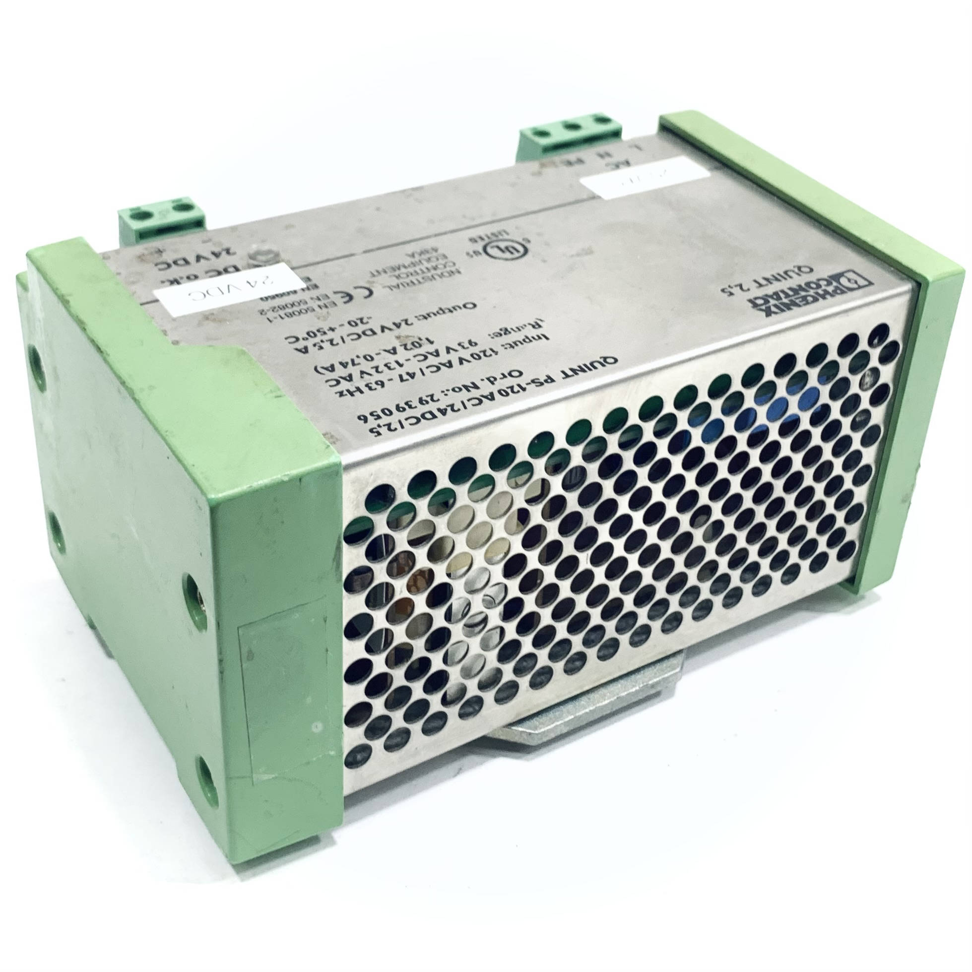 78-102-4300 Phoenix Contact Power Supply 2.5 Amp, 120 Vac 24 Vdc