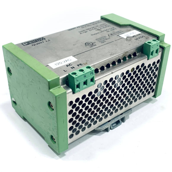 78-102-4300 Phoenix Contact Power Supply 2.5 Amp, 120 Vac 24 Vdc