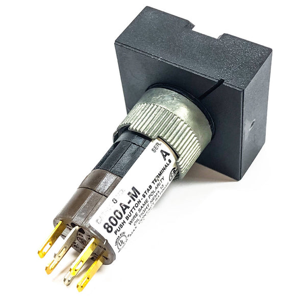 800A-M2H Allen-Bradley Pushbutton, Stab Terminals, 1A, 125VAC