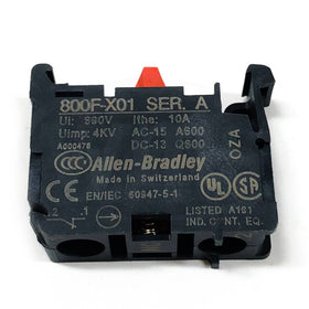 800F-X01 Allen-Bradley Contact Cartridge, Normally Closed
