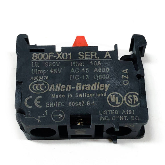 800F-X01 Allen-Bradley Contact Cartridge, Normally Closed