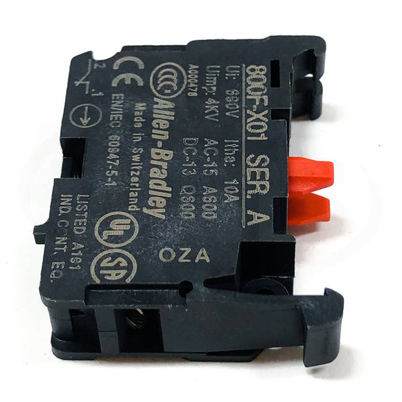 800F-X01 Allen-Bradley Contact Cartridge, Normally Closed