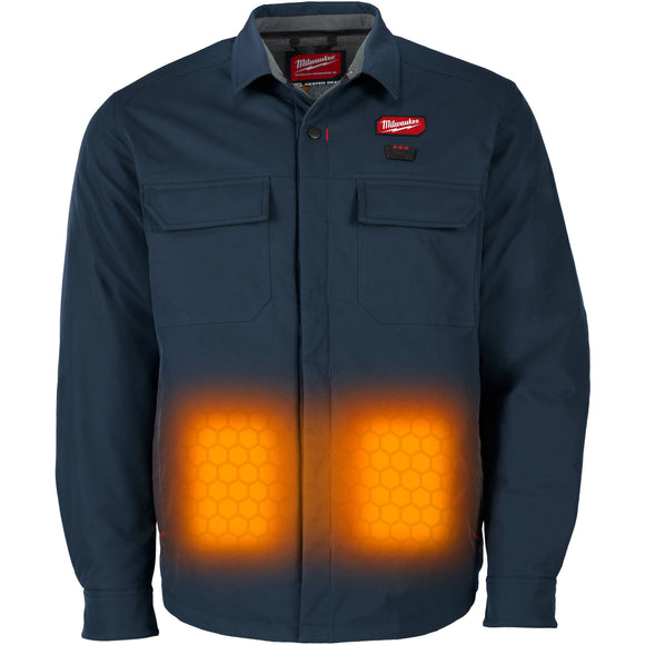 M103U-21L Milwaukee M12 Heated Shirt Jacket Kit, Blue, Large