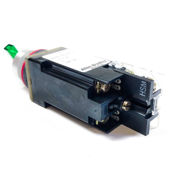 800MR-24HB2BRAK Allen-Bradley Selector Switch, Green, 24 V, 1 N.O-1 N.C.