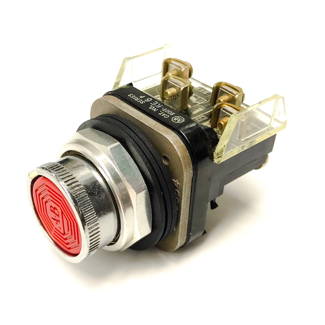 800T-KE6A Allen-Bradley Pushbutton, Red, Flush - 0
