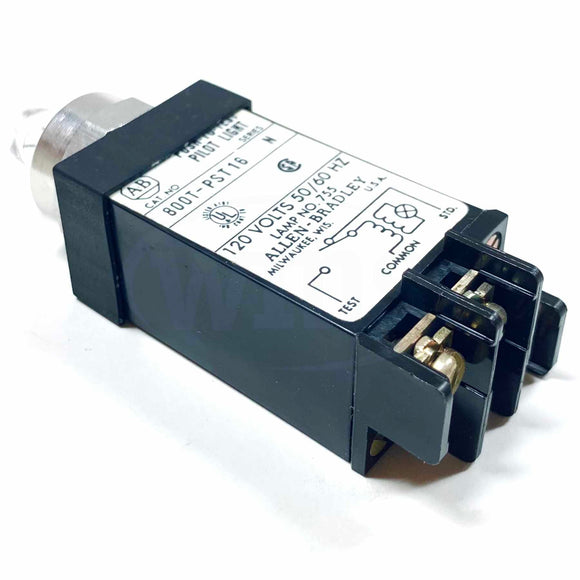 800T-PST16 Allen-Bradley Pilot Light Unit, Series N, 120V, 50/60Hz, W/O Lens