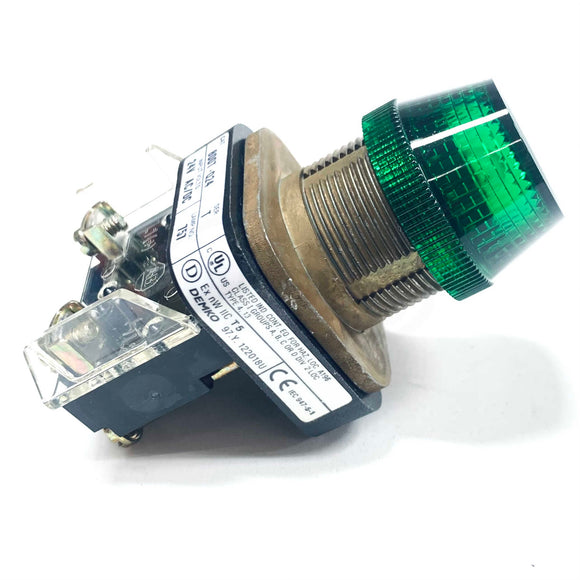 800T-Q24G Allen-Bradley Green Lens Pilot Light, 24V Type 4,13