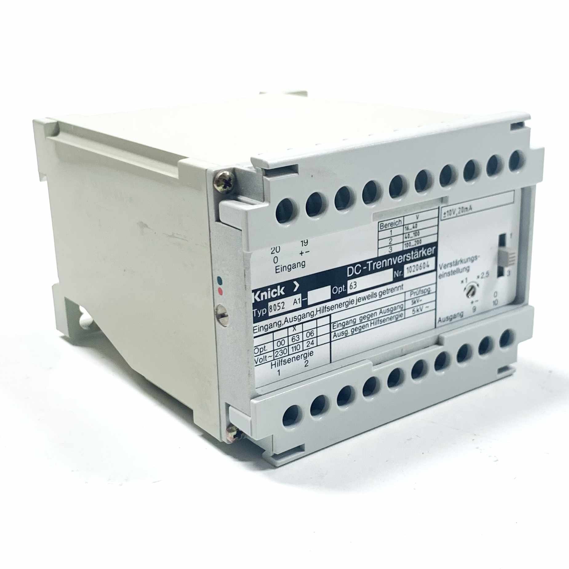 8052A1 Knick DC Isolation Amplifier Module