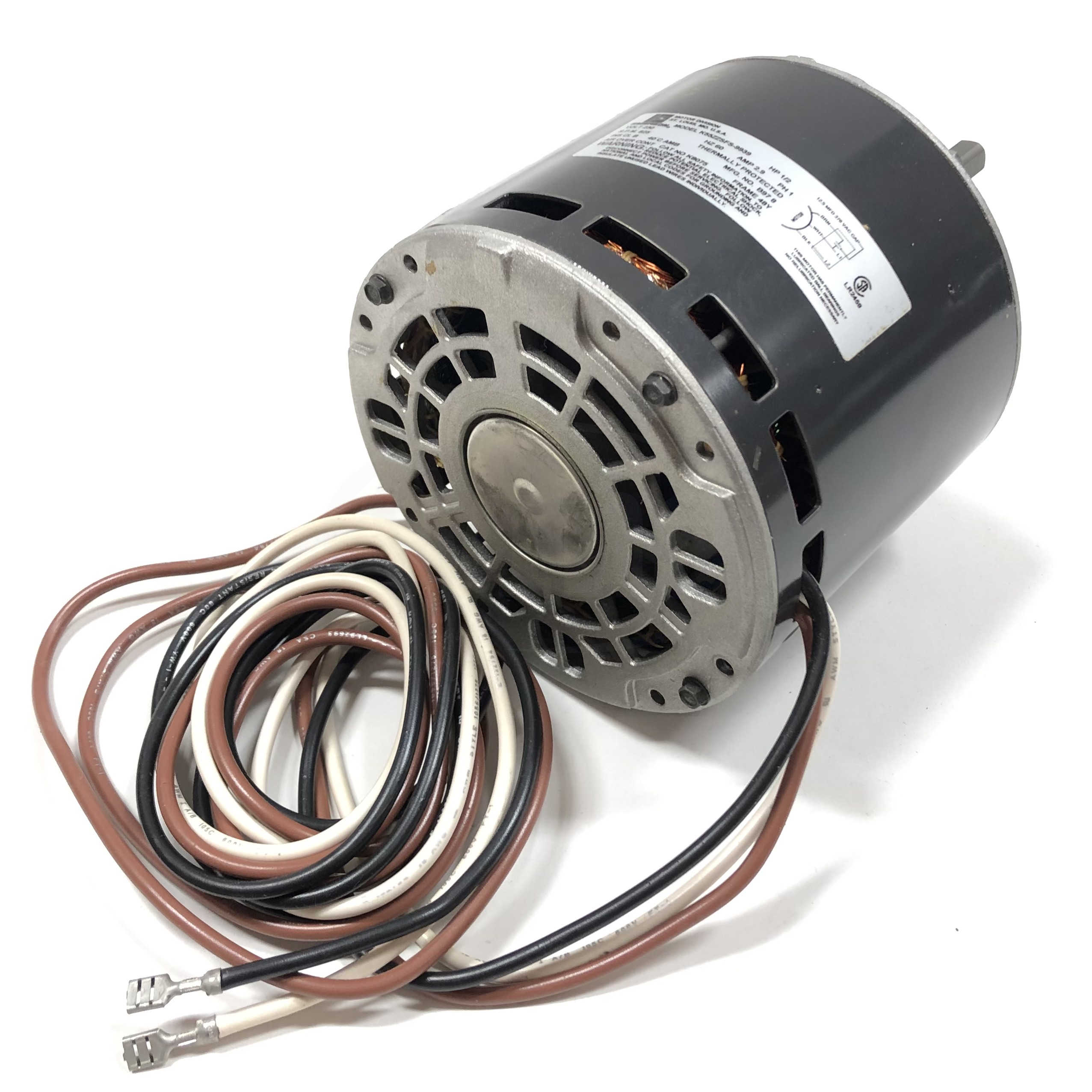 8075 Emerson 1/2 HP PSC Condenser Fan Exact Replacement Motor - 0