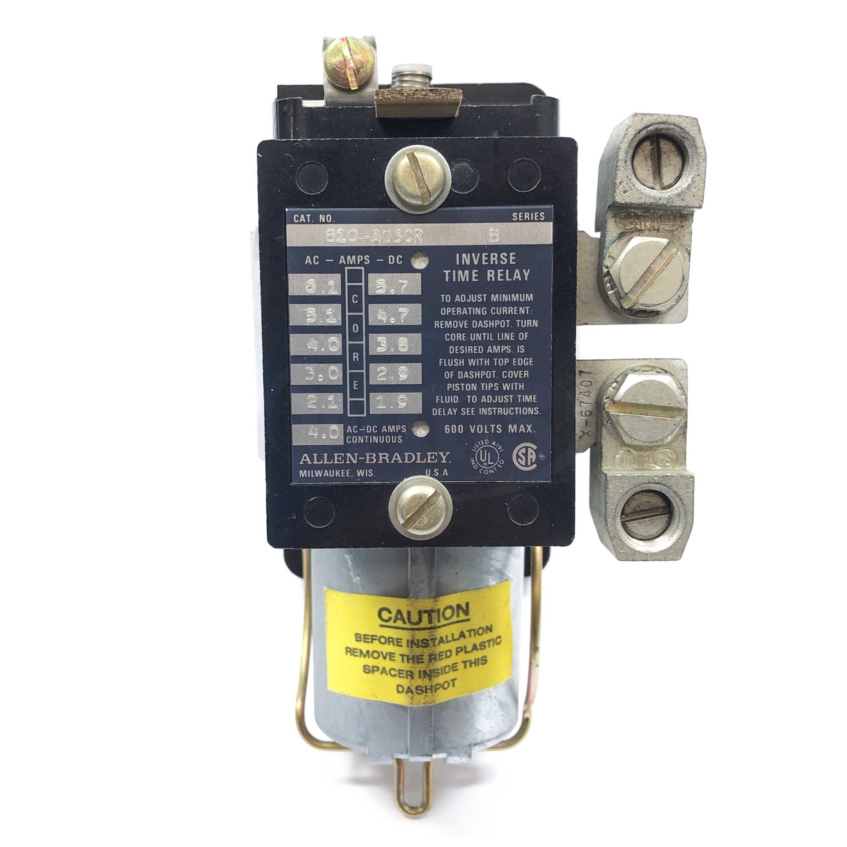 810-A03CR Allen-Bradley Inverse Time Relay