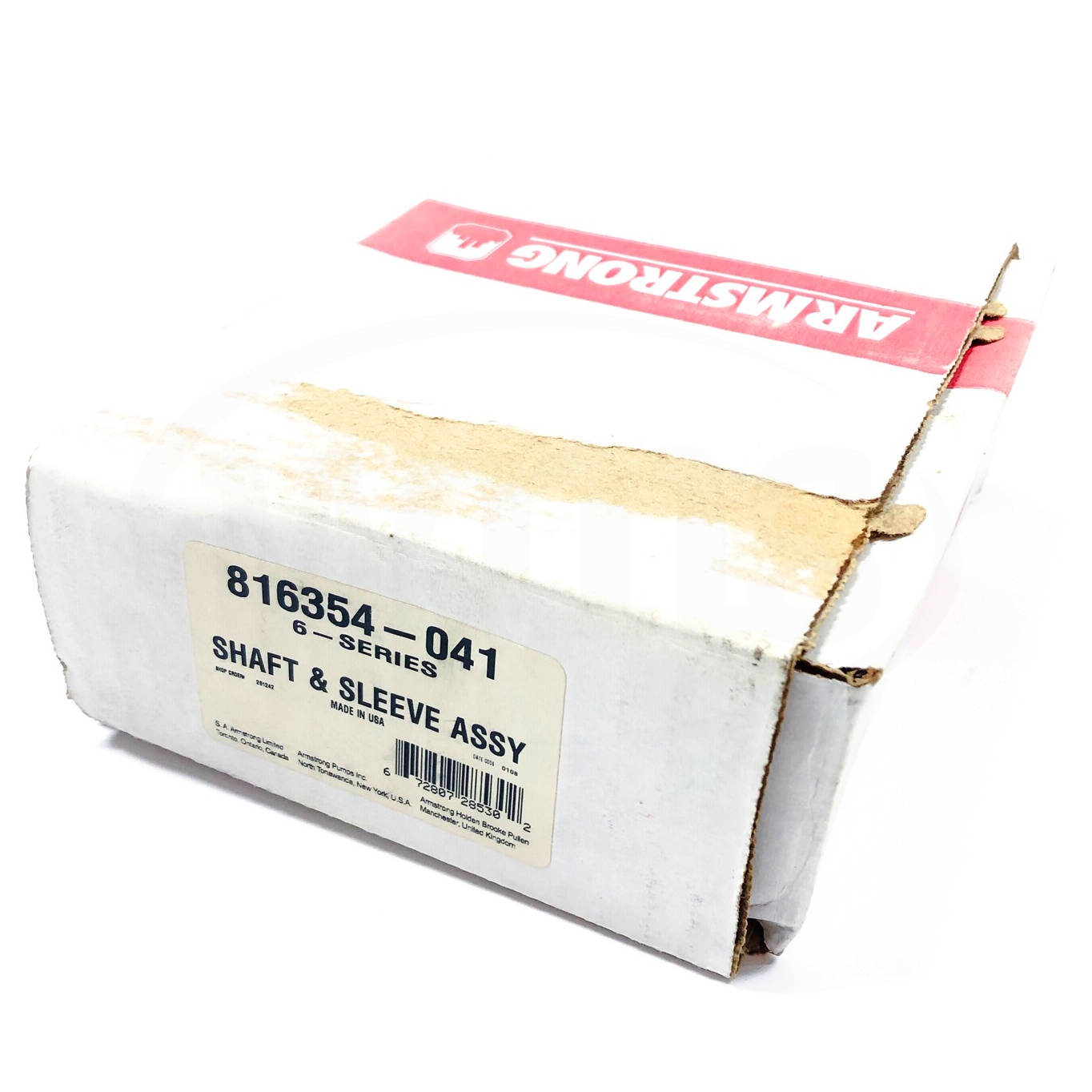 816354-041 Armstrong Shaft & Sleeve Asseembly, 6-Series