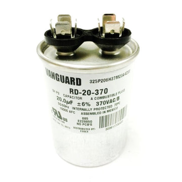 RD-20-370 Vanguard Run Capacitor, 370 Vac, 20 ?F