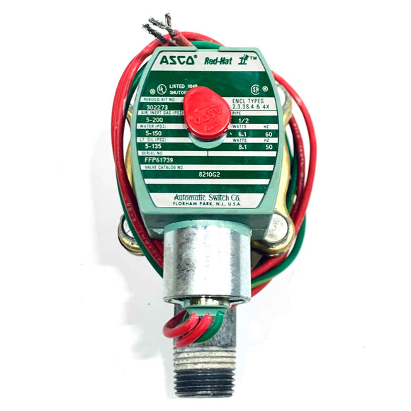 8210G2 Asco Red-Hat Solenoid Valve, 120/60, 110/50